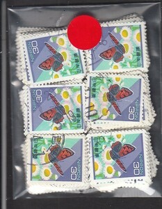 〒423-51　普通切手　日本の自然　 ベニシジミ　 使用済　200枚　②　