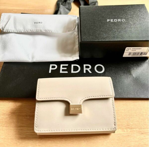 PEDRO【日本未上陸】レザー 三つ折り財布