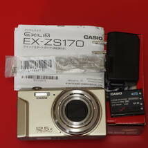 【美品】CASIO EXILIM シリーズ EX-ZS150 ZS160 ZS170 まとめて 3台 元箱 付属品一式 動作確認済み コンパクトデジタルカメラ カシオ_画像2