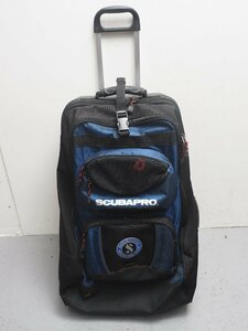 SCUBAPRO スキューバプロ ホイールバッグ キャスターバッグ 約72cm×約46cm×約44cm カラー:NVY キャリーバッグ [3F-59561]