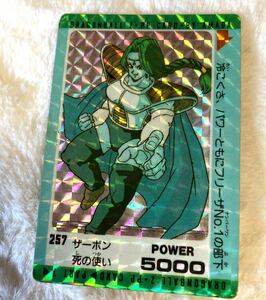 ドラゴンボール カードダス アマダPPカード パート7弾 No.257 キラカード ザーボン 初期 1990年代 Dragonball carddass Prism Rare 