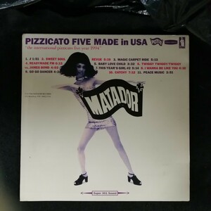 D05 中古LP 中古レコード　PIZZICATO FIVE made in usa US盤　OLE 099-1 ピチカートファイヴ　野宮真貴　小西康陽