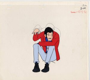 Art hand Auction Lupin der Dritte Cel 17 # Original antike Malerei Illustration, Cel-Animation, Ra-Reihe, Lupin III