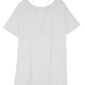 タグ付き!axes femme ネックレス付ビッグTシャツ