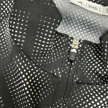 adidas taylormade アディダス テーラーメイド ハーフジップ 半袖ドライTシャツ 総柄 黒 O XL c1_画像4