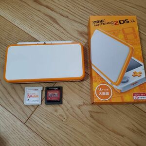 Newニンテンドー2DS LL ホワイト×オレンジ