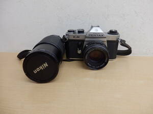 【55720】◆シャッター切れます！！　PENTAX　ペンタックス　KM　フィルムカメラ　レトロ　レンズ付き　ジャンク扱い