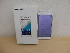 【56291】◆中古激安！！　お買い得　SHARP　シャープ　androidone　S1　利用制限〇　SIMフリー　アンドロイドスマホ　IMEI写真掲載