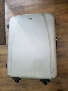 *[56346] used super-discount antique * made in Japan Samsonite large Carry trunk 60×30×80 key attaching junk *