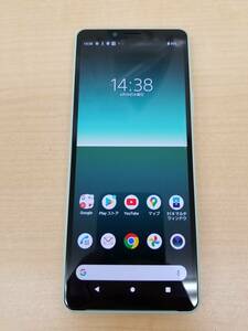 ◆【56688】中古良品激安◆docomo　XPERIA 10Ⅱ SO-41A グリーン系　IMEI:351997112496817 制限〇◆