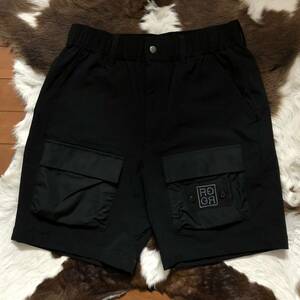 RUFFLOG（ラフロッグ）ハイパーストレッチ ショートパンツ（サイズL）黒/ブラック GOLF WEAR/ゴルフ