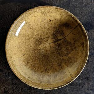 イエローウェア　皿　アメリカ　19世紀