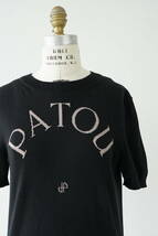 PATOU パトゥ 半袖 ロゴ ニット size M 0430022_画像3