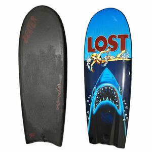  обычная цена 32800 иен [ б/у ]Beater Original 54 x LOST EDITION Lost доска для серфинга SHARK ATTACK ласты отсутствует модель CATCH SURF catch Surf 
