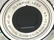 OLYMPUS FE-180 / AF 3X OPTICAL ZOOM 6.3-18.9mm 1:3.1-5.9 コンパクト デジタルカメラ 付属品付き ジャンク 中古【UW050037】_画像2