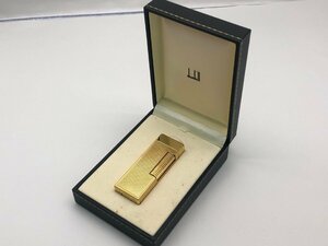  Dunhill газовая зажигалка Gold с коробкой текущее состояние доставка б/у [UW050063]