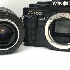 MINOLTA X-700 / MD ZOOM 28-85mm 1:3.5-4.5 一眼レフカメラ 付属品付き ジャンク 中古【UW050046】の画像3