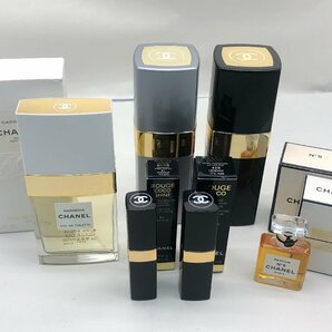 CHANEL N°5 / N°19 / ルージュ ココ / ココ シャイン 他 オードトワレ リップスティック 香水 口紅 等 まとめ 中古【UW050061】の画像1