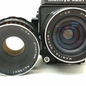 Mamiya RB67 PROFESSIONAL / SEKOR C 1:4.5 f=65mm / 1:3.8 127mm 中判カメラ 付属品付き ジャンク 中古【UW050079】の画像2
