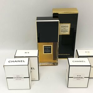 CHANEL COCO / N°5 / N°19 オードトワレ パルファム 等 香水 3点 まとめ 箱付き 中古【MA050013】の画像1