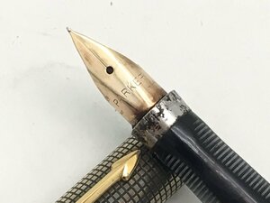 PARKER パーカー STERLING＆14K G.F. 万年筆 ペン先 14K ゴールド系 筆記未確認 現状渡し 中古【UC050027】