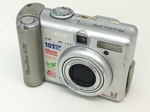 Canon PowerShot A70 / ZOOM LENS 3X 5.4-16.2mm 1:2.8-4.8 コンパクト デジタルカメラ ジャンク 中古【UW050179】