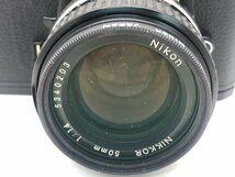 Nikon FE2 / NIKKOR 50mm 1:1.4 一眼レフカメラ ジャンク 中古【UW050158】_画像2