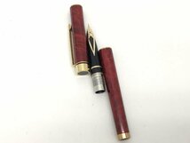 SHEAFFER シェーファー U.S.A. 万年筆 ペン先 585 14K ボルドー 箱付き 筆記未確認 現状渡し中古【UW050213】_画像4