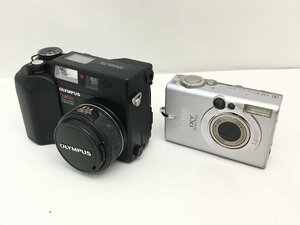 Canono IXY DIGITAL 500 / OLYMPUS CAMEDIA C-4040ZOOM コンパクト デジタルカメラ 2点 まとめ ジャンク 中古【UW050303】