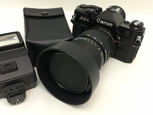 Canon AE-1 / ZOOM LENS FD 35-105mm 1:3.5 一眼レフカメラ 付属品付き ジャンク 中古【UW050307】
