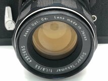 PENTAX SPOTMATIC SP / Super-Takumar 1:1.8/55 一眼レフカメラ ジャンク 中古【UW050339】_画像2