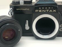 PENTAX SPOTMATIC SP / Super-Takumar 1:1.8/55 一眼レフカメラ ジャンク 中古【UW050339】_画像3