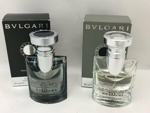 BVLGARI ブルガリ プールオム ソワール / エクストレーム オードトワレ 30ml 香水 箱付き 2点 まとめ 中古【UW050539】