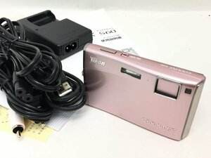 Nikon COOLPIX S60 / NIKKOR 5X OPTICAL ZOOM 5.9-29.5mm 1:3.8-4.8 VR コンパクト デジタルカメラ 付属品付き ジャンク 中古【UW050610】