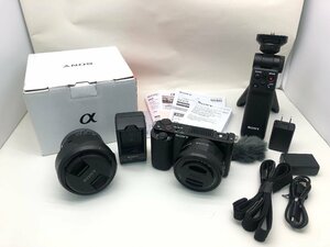 SONY α zv-E10 / E 3.5-5.6/PZ 16-50 OSS ミラーレス デジタル一眼レフカメラ ジャンク 中古【UW050687】