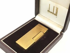  Dunhill газовая зажигалка US.RE24163 PATENTED Gold с футляром текущее состояние доставка б/у [UW050714]