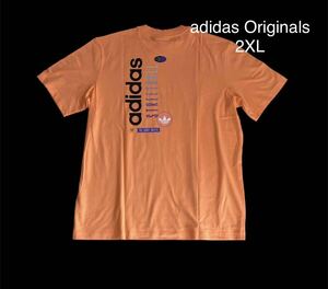 新品 正規品【adidas Originals/アディダスオリジナルス】メンズ バスケットボール ストリートボール グラフィック Tシャツ◆2XL◆オレンジ