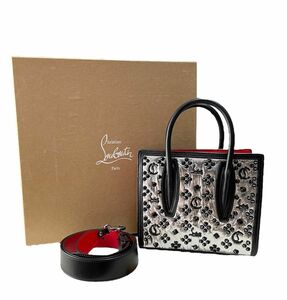 美品 Christian Louboutin Paloma Mini ハンドバッグ 2WAY ショルダーバッグ