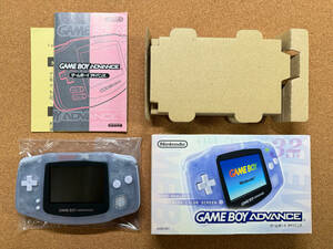 GBA* Game Boy Advance Mill key blue body * box * instructions attaching beautiful goods 