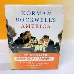 F6-T5/8 NORMAN ROCKWELL'S AMERICA ノーマン・ロックウェル　アメリカの日々　洋書　　日本語帯付き