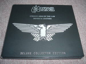 【UKハード】サクソン Saxon / Strong Arm Of The Law & Denim And Leather 絶頂期の80年3rdと81年4thの2CD！2枚組！