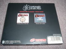 【UKハード】サクソン Saxon / Strong Arm Of The Law & Denim And Leather 絶頂期の80年3rdと81年4thの2CD！2枚組！_画像2