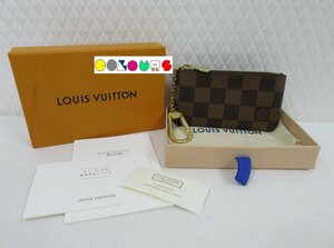 〔COLOURS〕 新品■ポシェット・クレ■Ｎ62658■ダミエ■エベヌ■キーリング付きコインケース■Louis Vuitton