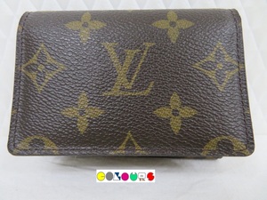 〔COLOURS〕 極美品■ アンヴェロップ カルトドゥ ヴィジット■M62920■モノグラム■名刺入れ■カードケース■Louis Vuitton