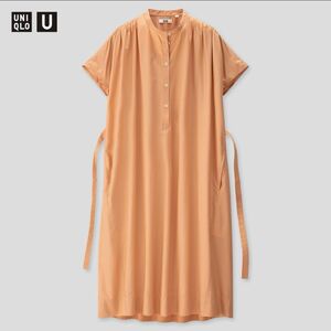 ルメール×UNIQLO シャツワンピース　ロングワンピース　半袖　XL