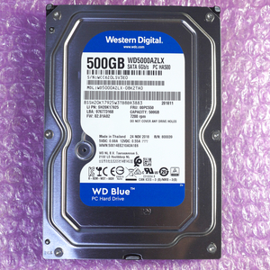 Western Digital WD5000AZLX 500GB 3.5インチ SATA HDD