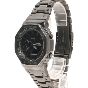 カシオ 腕時計 フルメタル Bluetooth搭載 GM-B2100 G-SHOCK ソーラー ブラック メンズ CASIOの画像2