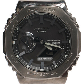 カシオ 腕時計 フルメタル Bluetooth搭載 GM-B2100 G-SHOCK ソーラー ブラック メンズ CASIOの画像1