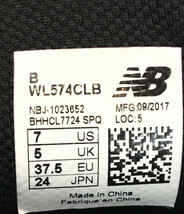 ニューバランス ローカットスニーカー WL574CLB レディース 24 L new balance_画像4