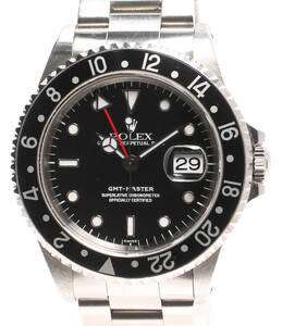 ロレックス 腕時計 デイト GMTマスター 16700 自動巻き ブラック メンズ ROLEX